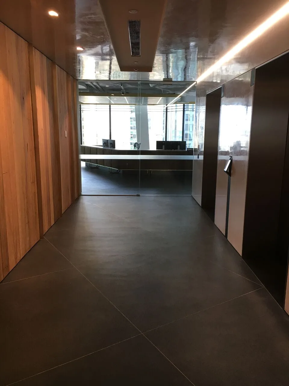 Corridor of a professional office suite